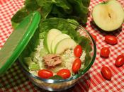 L’insalatona cuore (riso, tonno, sedano, mela verde salsa yogurt)