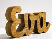 Puzzle Nuzzles: sculture legno tipografiche misura!