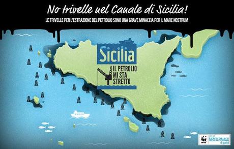 No alle trivellazioni nel Canale di Sicilia