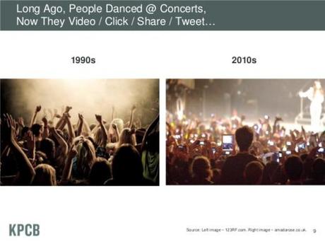 long ago people to concerts