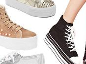 Back time: Flatform sneakers