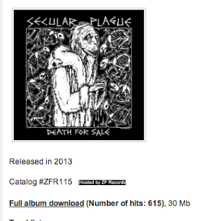 Secular Plague - Death For Sale