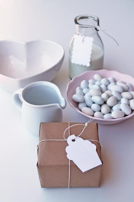 Sweet tags and birdcage papercut