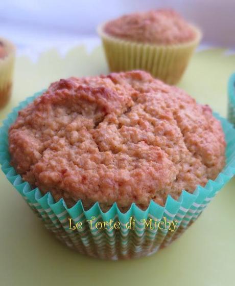 Muffin light con crusca d'avena e ricotta di bufala al profumo d'arancia