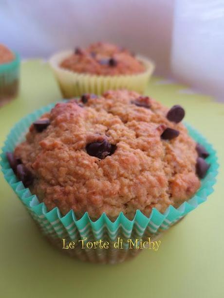 Muffin light con crusca d'avena e ricotta di bufala al profumo d'arancia