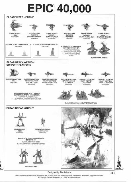 Eldar: miniature nella storia