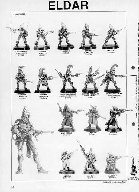 Eldar: miniature nella storia