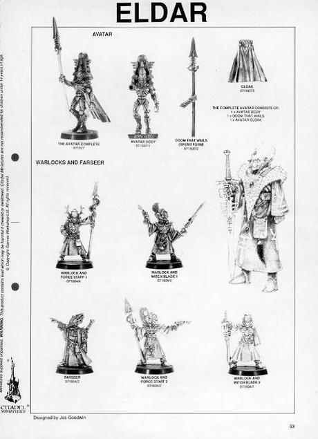 Eldar: miniature nella storia