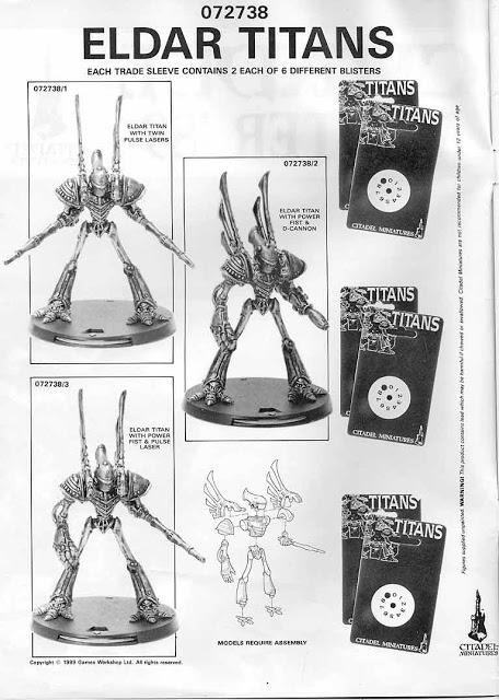 Eldar: miniature nella storia