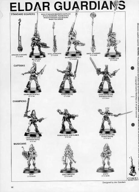 Eldar: miniature nella storia