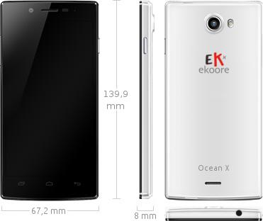 Ekoore presenta Ocean X: uno smartphone QuadCore con schermo in retina a partire da 224 euro - Comunicato stampa