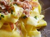 PAPPARDELLE MASCARPONE SPECK PROFUMO BASILICO