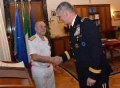 Roma/ SMD. Visita in Italia del Generale David M. Rodriguez, Comandante AFRICOM. Comando operativo statunitense per l’Africa