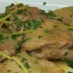 Ricette di secondi: scaloppine al limone