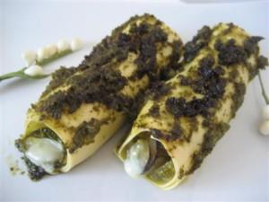 Cannelloni ripieni di carciofi zucchine e provolone