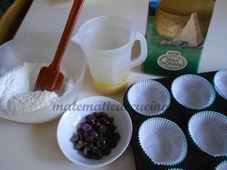 Muffins alle Olive Nere