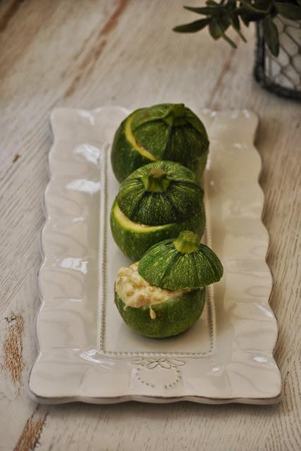 Zucchine ripiene di kamut