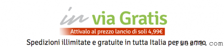 Mondadori lancia inVia gratis, spedizioni gratuite per tutto lanno servizi offerte Mondadori Libri 