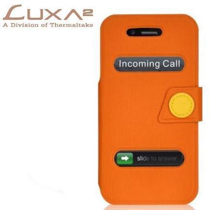 Custodia LUXA2 Lille per iPhone 4S: ti lascia rispondere senza aprirla