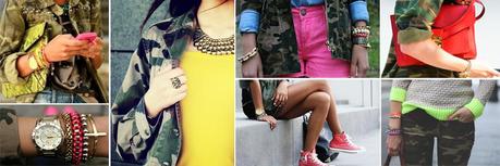 Fashion Notes #3 : Fluo e Militare.