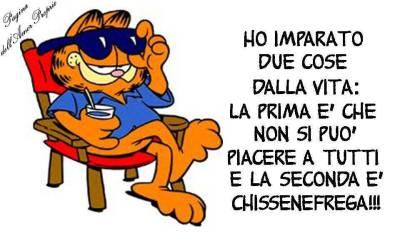 DICE IL SAGGIO GARFIELD