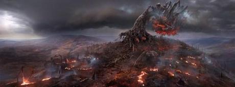 the witcher-3-a-demonic-tree-among-conflagration