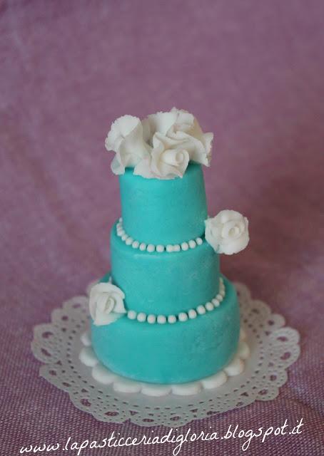 Mini Wedding Cake in pasta di zucchero