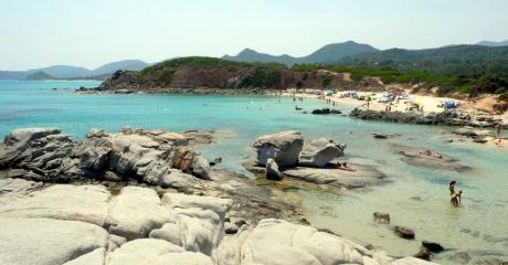 spiaggia santa giusta scoglio peppino LE SPIAGGE DELLA SARDEGNA SUD ORIENTALE