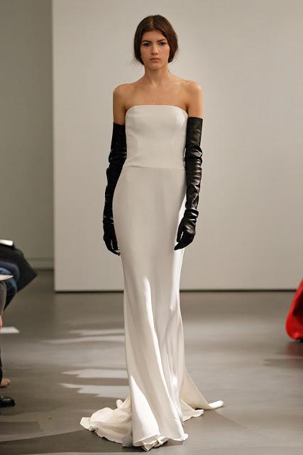 VERA WANG: BLACK IS THE NEW WHITE...