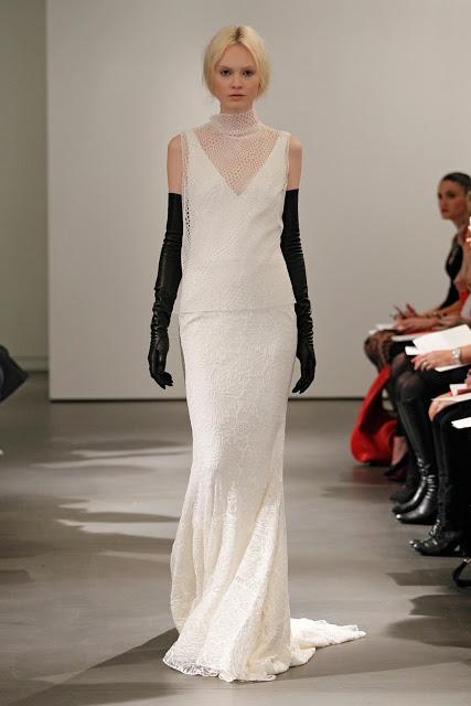 VERA WANG: BLACK IS THE NEW WHITE...