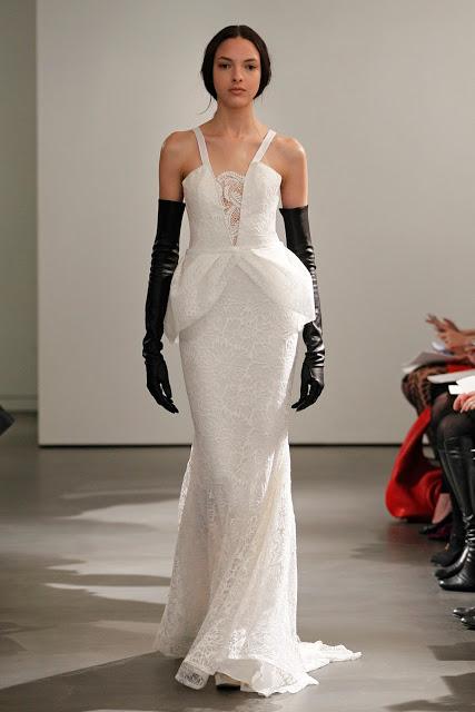 VERA WANG: BLACK IS THE NEW WHITE...