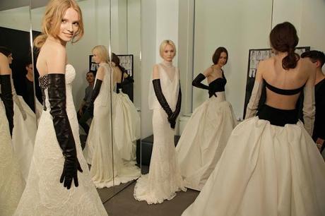 VERA WANG: BLACK IS THE NEW WHITE...