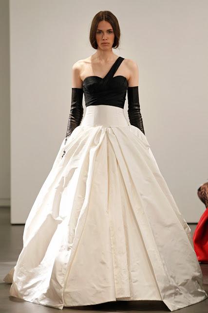 VERA WANG: BLACK IS THE NEW WHITE...