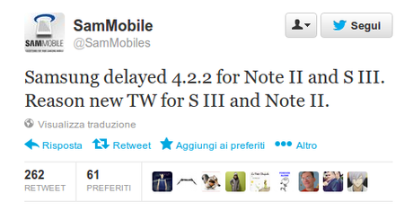 Aggiornamento ad Android 4.2.2 rinviato per Galaxy S3 e Galaxy Note 2