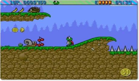 Superfrog 1993 in game