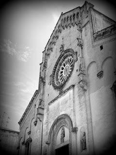 I Sassi di Matera. In bianco e nero.