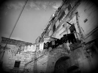 I Sassi di Matera. In bianco e nero.