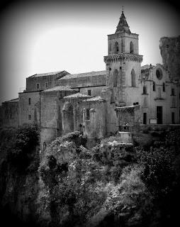 I Sassi di Matera. In bianco e nero.