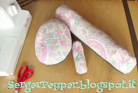 SergerPepper - Sewing supplies DIY: Pressing Tools - Sausage Roll FREE pattern + How to Press a Seam!