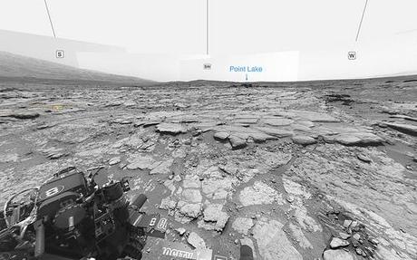 Point Lake - visto dal sol 297