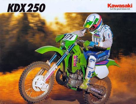 Vintage Brochures: Kawasaki KDX 250 1991