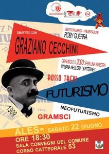 Gramsci, Futurismo Neo-Futurismo e Graziano Cecchini RossoTrevi, 22 giugno 2013, Ales, Sardegna