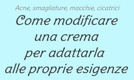 Creme Come modificare una crema ,  foto (C) 2013 Biomakeup.it