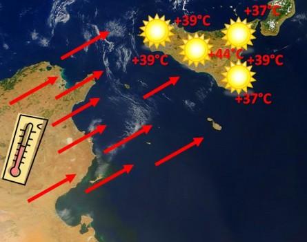 Sicilia - Caldo africano sull’Isola. Allerta nell’entroterra