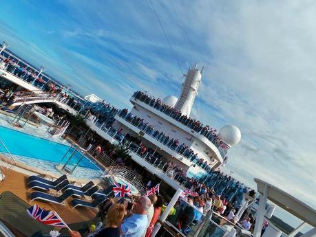 In diretta da Royal Princess: giorno 1. La partenza da Southampton per la Grande Crociera Inaugurale