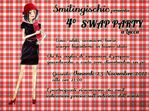 Smilingischic, 4° Swap Party a Lucca, locandina