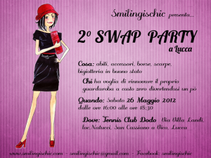 Smilingischic  Locandina Swap Party Lucca