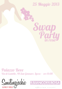 Smilingischic, Swap Party in rosa, fashion blog, Il bianco e il rosa, palazzo bove,