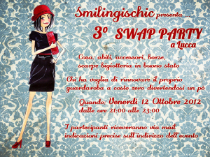 Smilingischic Sandra Bacci locandina 3° Swap Party