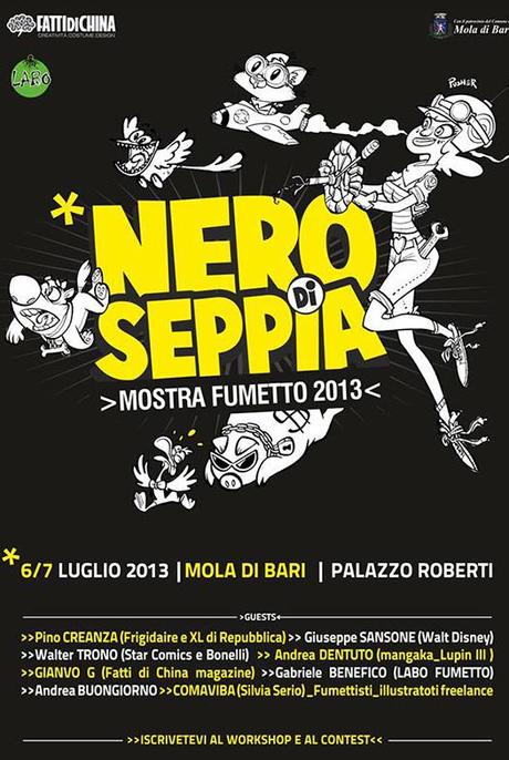 Nero di seppia: la mostra fumetto in Puglia